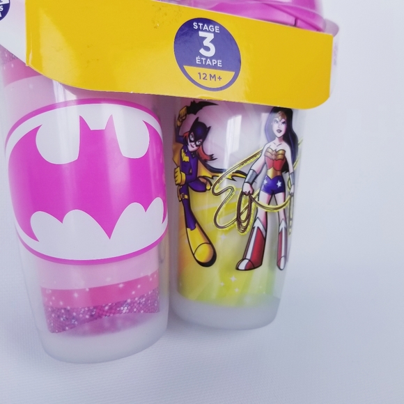 Playtex DC Super Friends Stage 3 Sipsters 2 pack - Picture 3 of 4